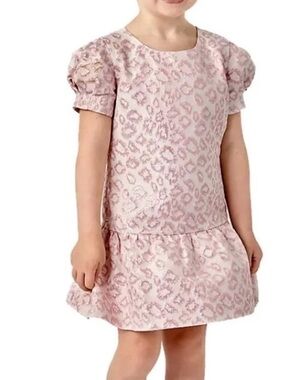 Lilly Pulitzer Girl's Pink Metallic Erina Dress Size 6